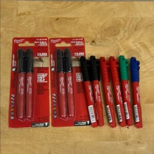 Milwaukee Inkzall Fine Point  Markers - Bundle of 10 Markers
